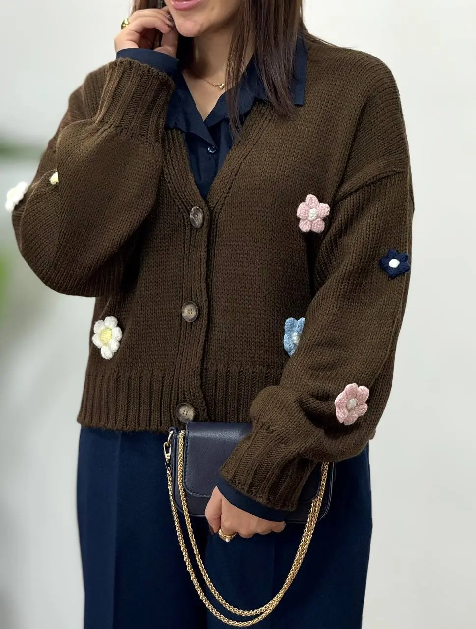 بافت جلو دکمه ترک نازگل 1